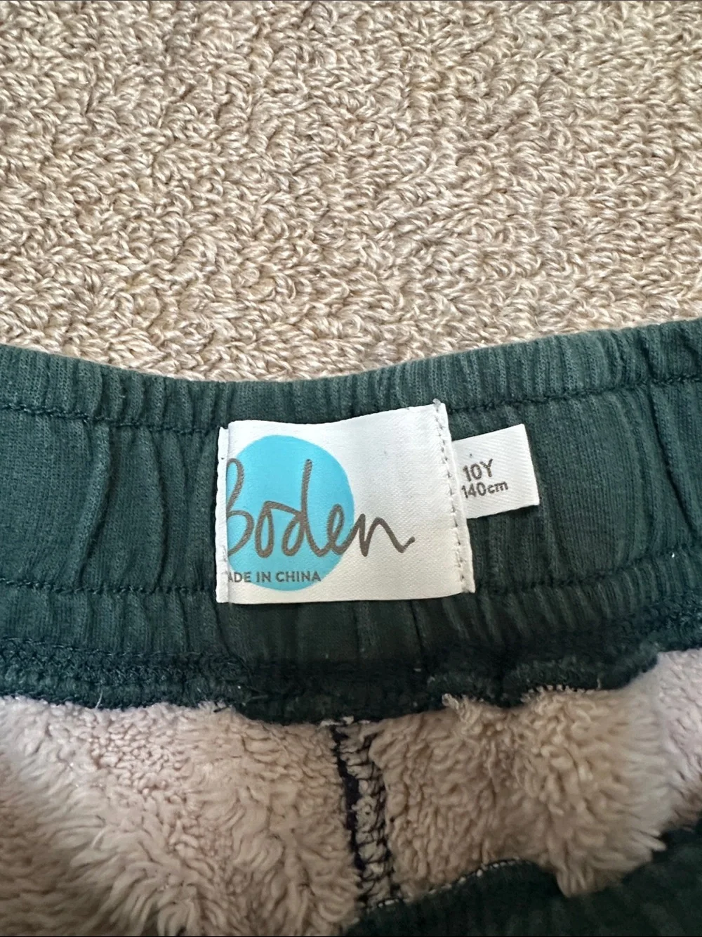 Two Mini Boden Fleece Pants Sherpa Lined Sweatpants available _ GREAT COND.